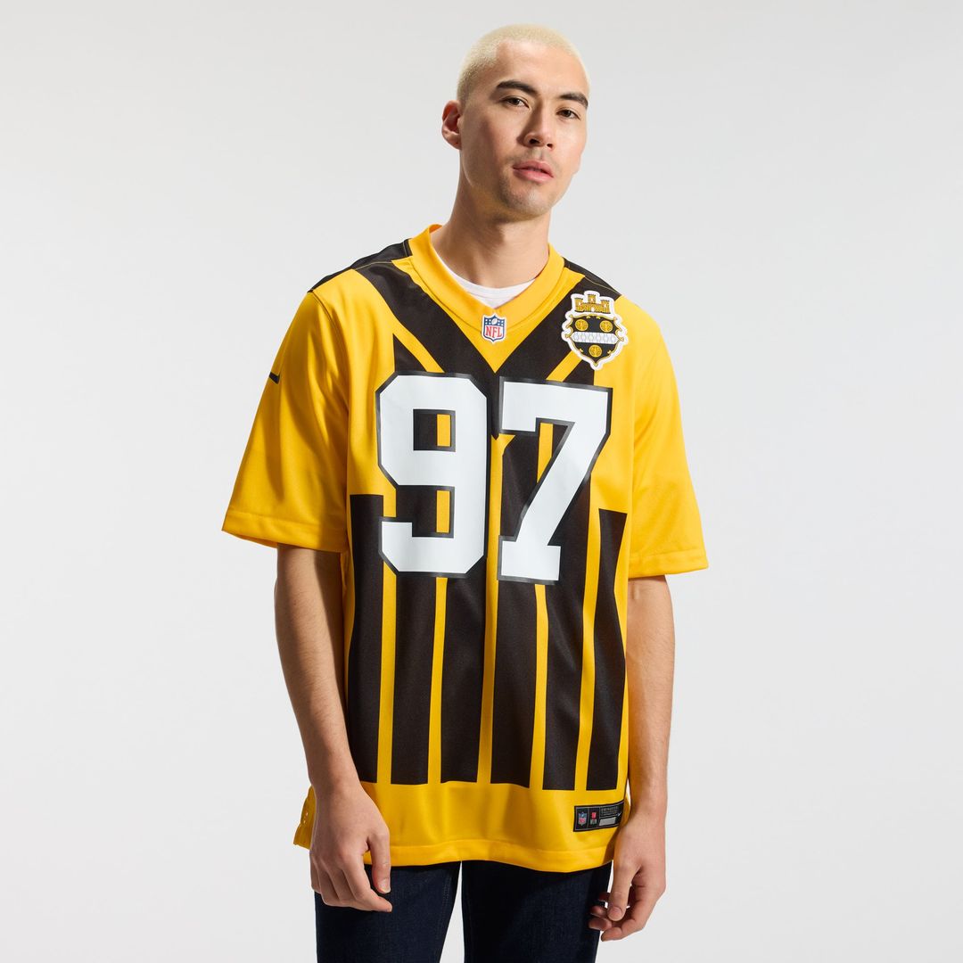 Men's Pittsburgh Steelers Cameron Heyward Black Game NFL Football Jersey - view 19