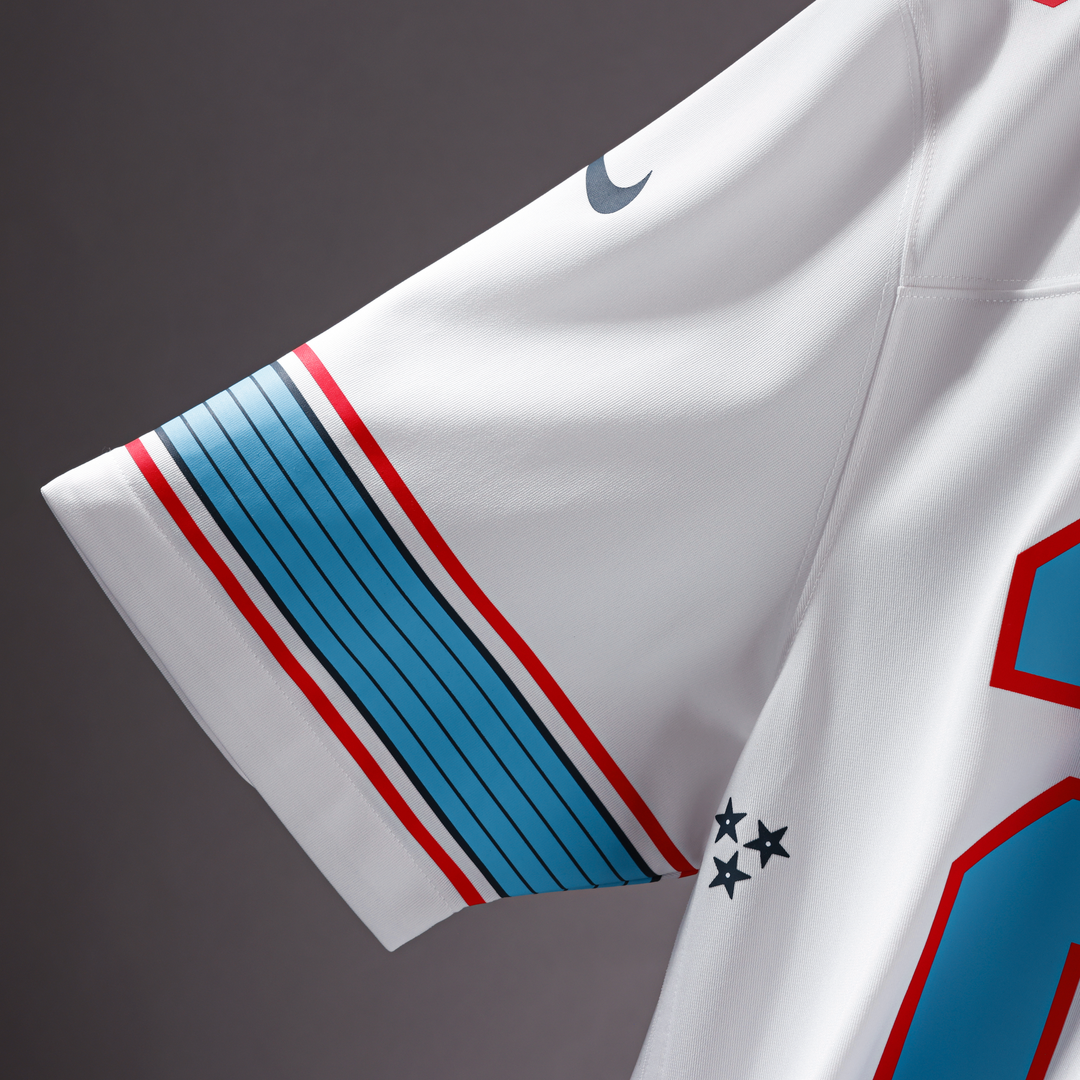 Men's Tennessee Titans Chimere Dike Light Blue Team Game NFL Football Jersey - view 17