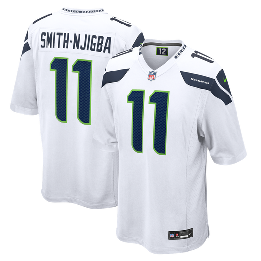 Men's Seattle Seahawks Jaxon Smith-Njigba White Game NFL Football Jersey - view 1