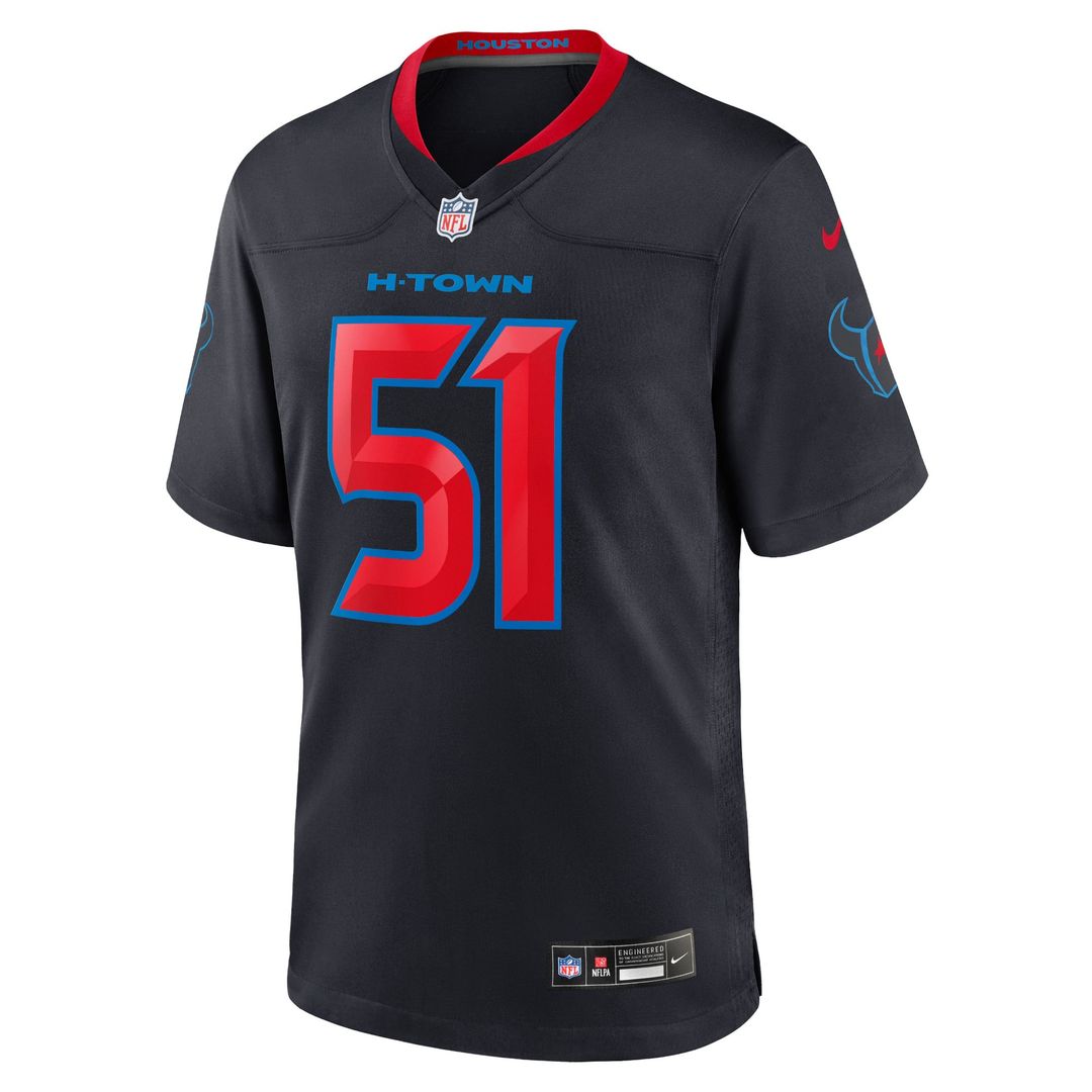 Men's Houston Texans Will Anderson Jr. Red Alternate Game NFL Football Jersey - view 14