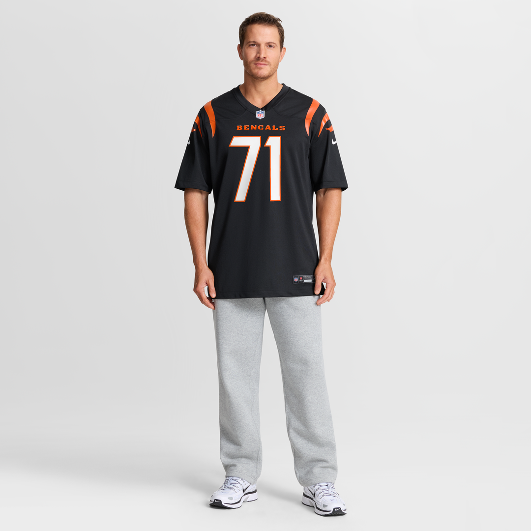 Men's Cincinnati Bengals Amarius Mims Black Player Game NFL Football Jersey - view 7