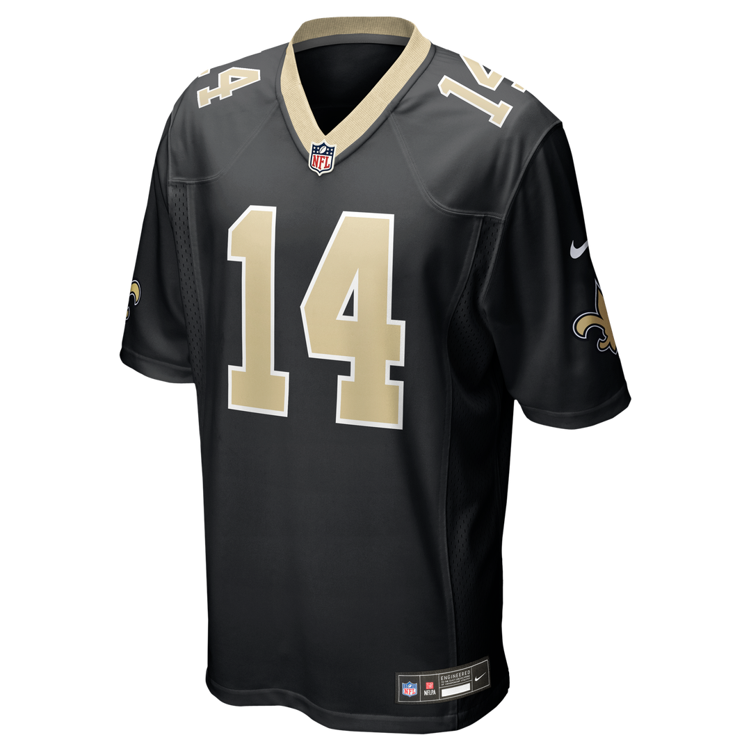 Men's New Orleans Saints Devaughn Vele Black Team Game NFL Football Jersey - view 2