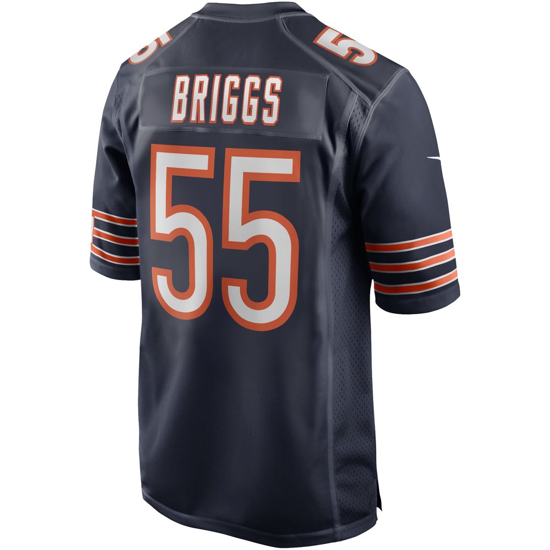 Men's Chicago Bears Lance Briggs Navy Game NFL Football Jersey - view 3