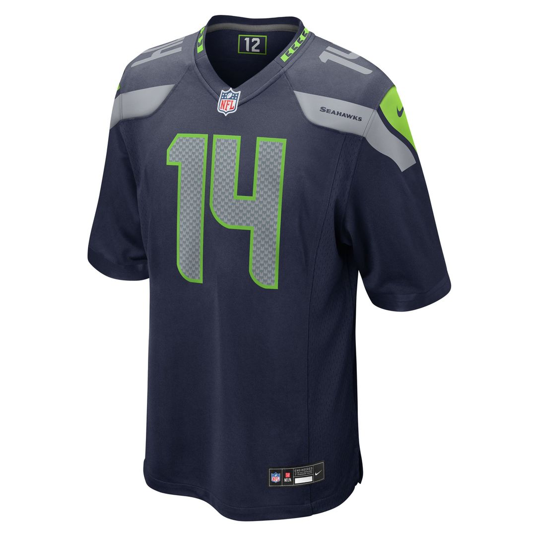 Men's Seattle Seahawks Sam Darnold White Game NFL Football Jersey - view 8