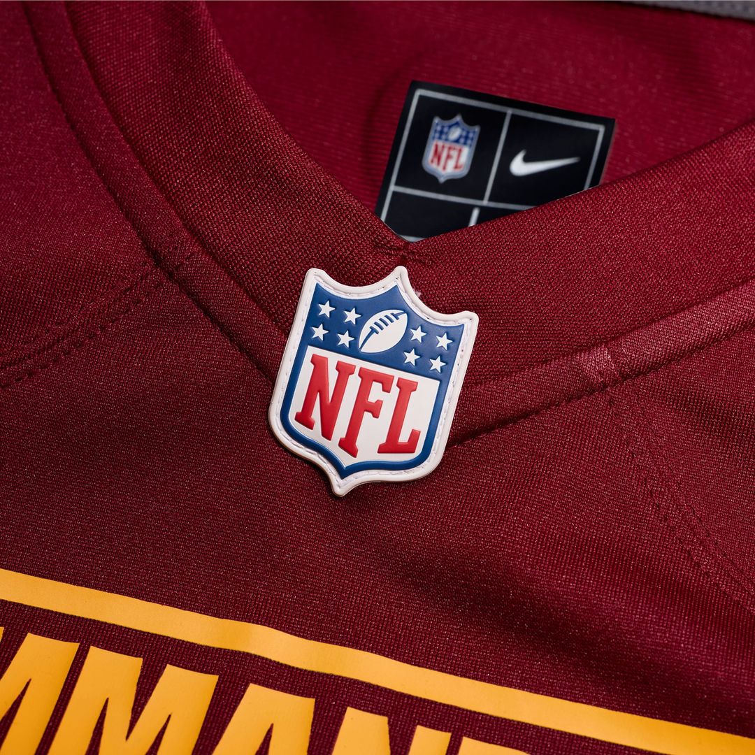 Men's Washington Commanders Josh Conerly Jr. Burgundy Team Game NFL Football Jersey - view 4