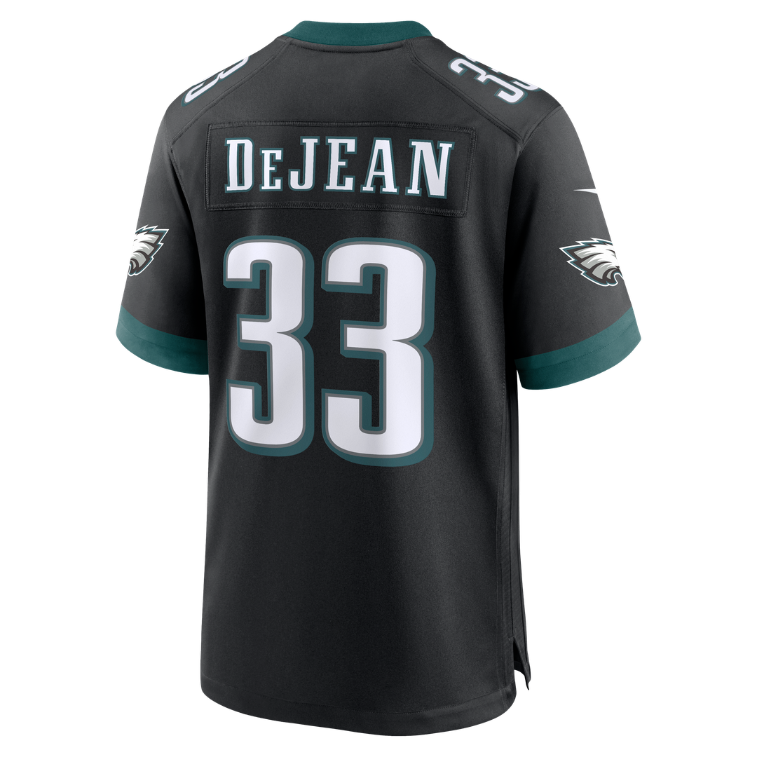 Men's Philadelphia Eagles Cooper DeJean Midnight Green Team Game NFL Football Jersey - view 9