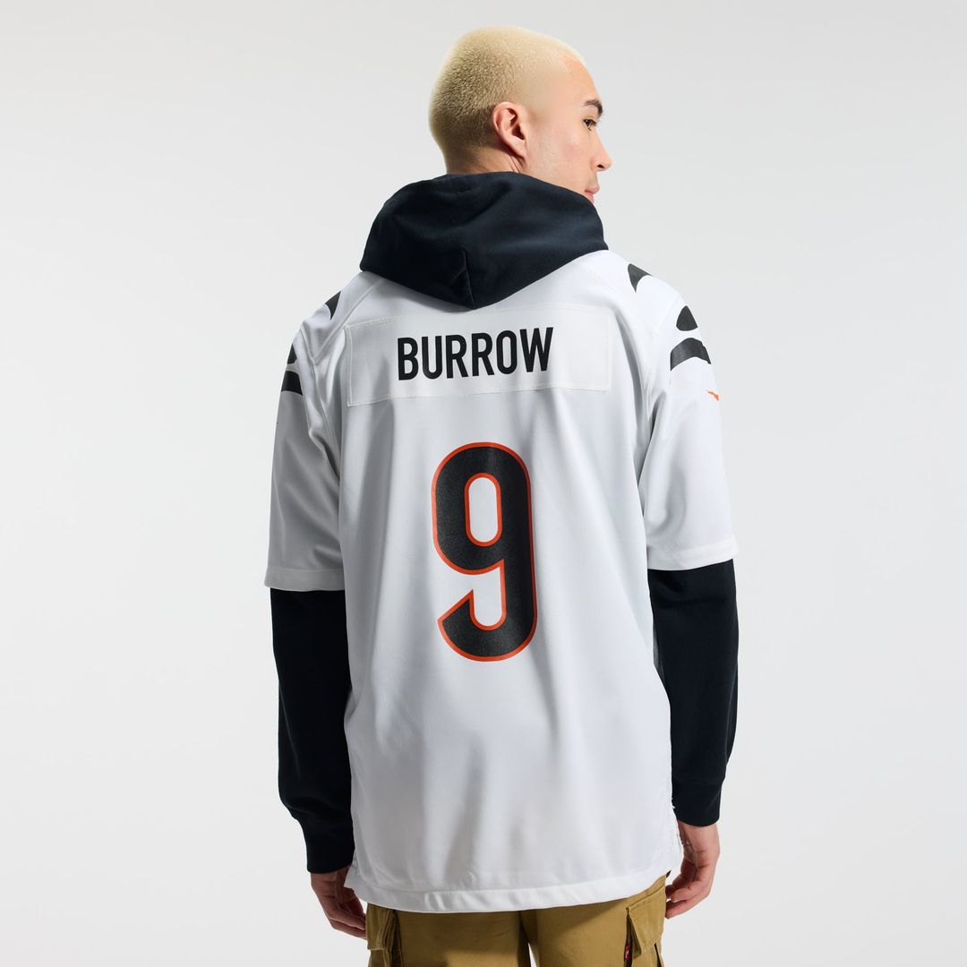 Men's Cincinnati Bengals Joe Burrow Orange Alternate Game NFL Football Jersey - view 32