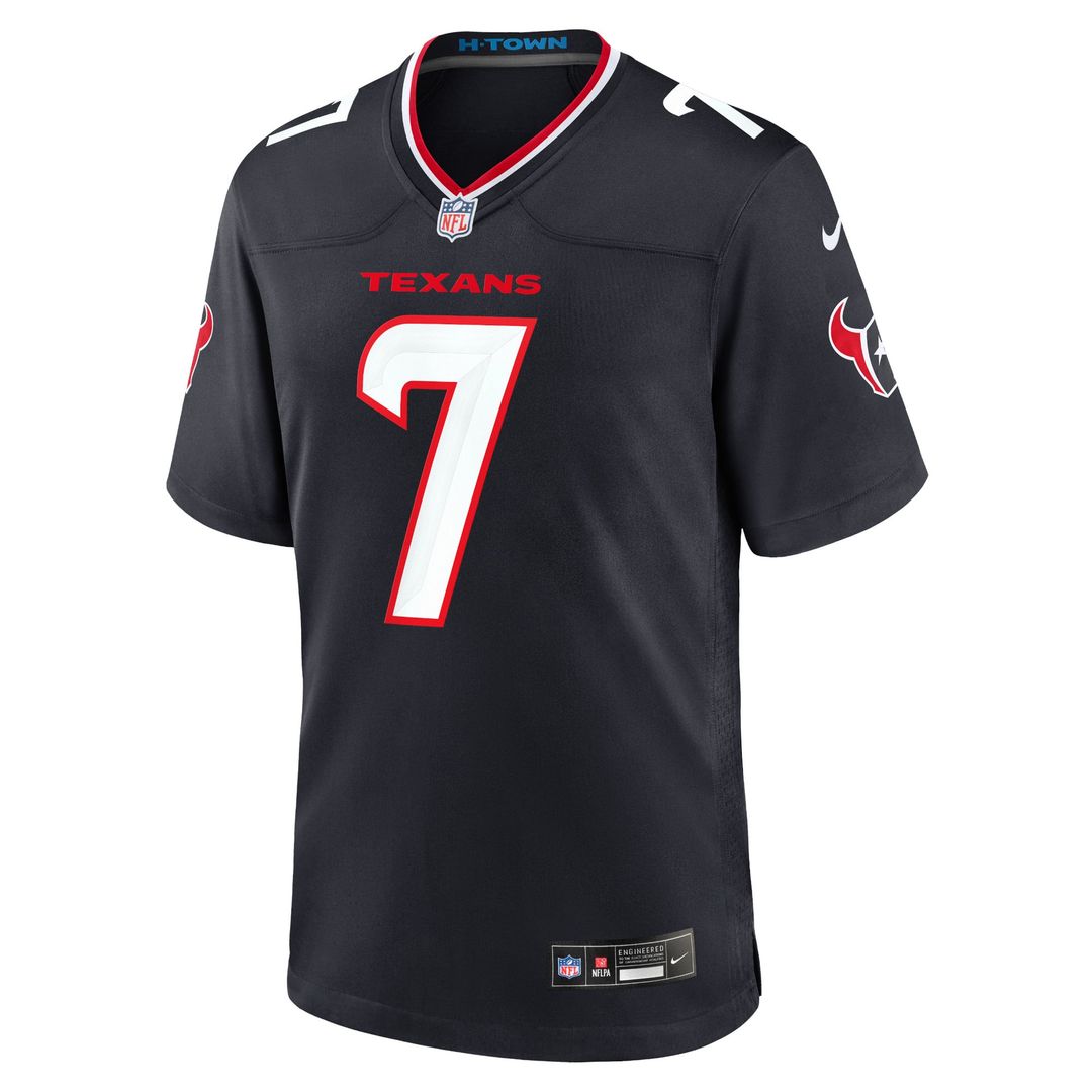 Men's Houston Texans C.J. Stroud White Game NFL Football Jersey - view 8