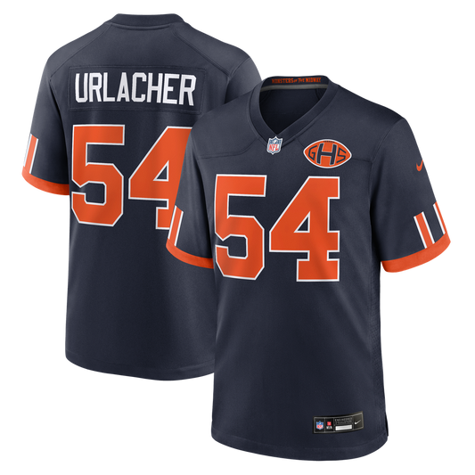 Men's Chicago Bears Brian Urlacher Navy 2026 Rivalries Collection Game NFL Football Jersey - view 1