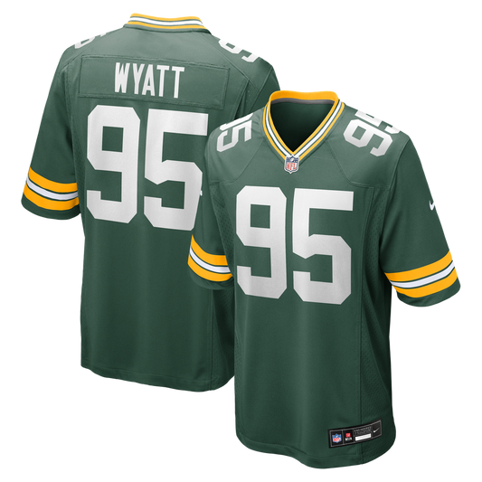 Men's Green Bay Packers Devonte Wyatt Green Player Game NFL Football Jersey - view 1