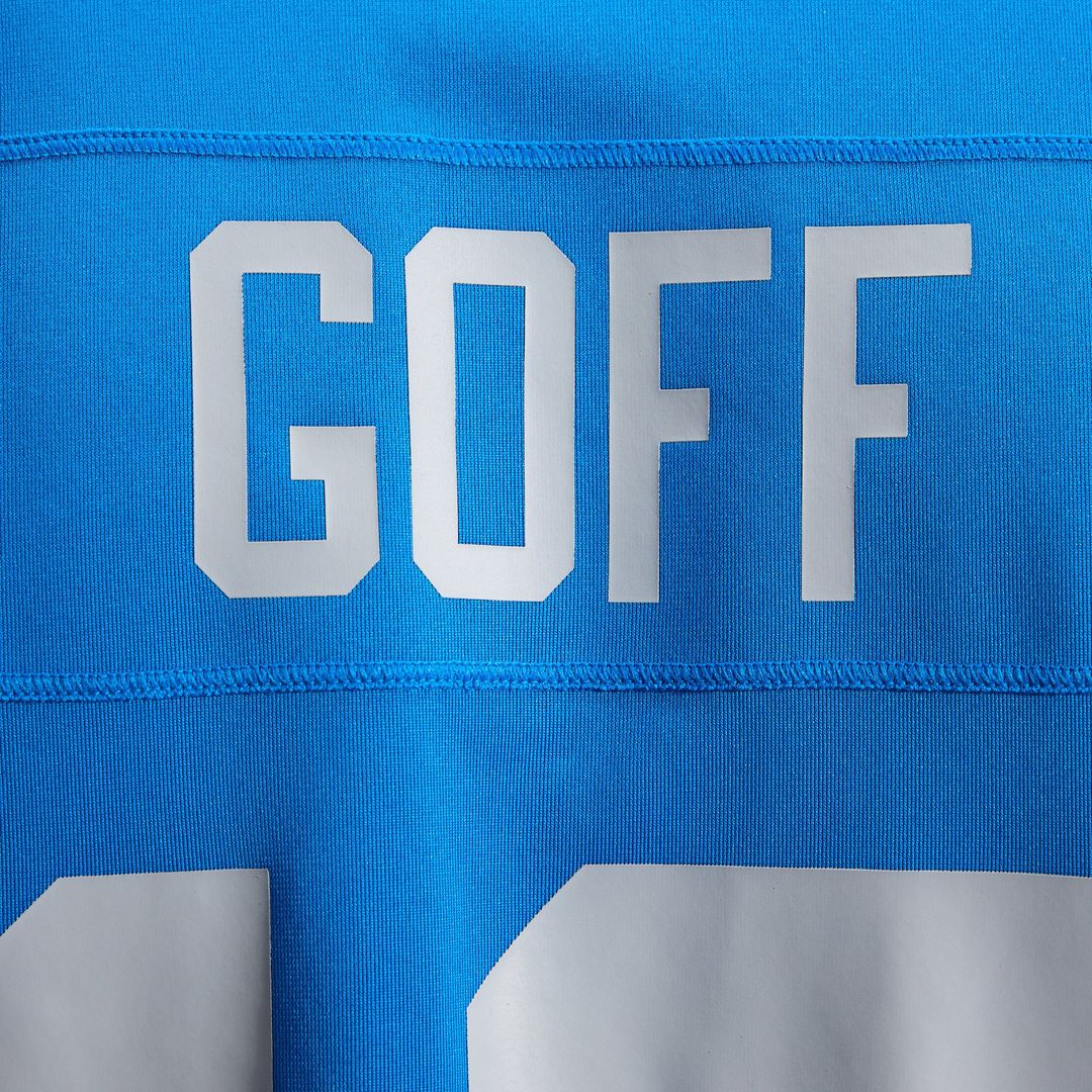Men's Detroit Lions Jared Goff Blue Alternate Game NFL Football Jersey - view 11