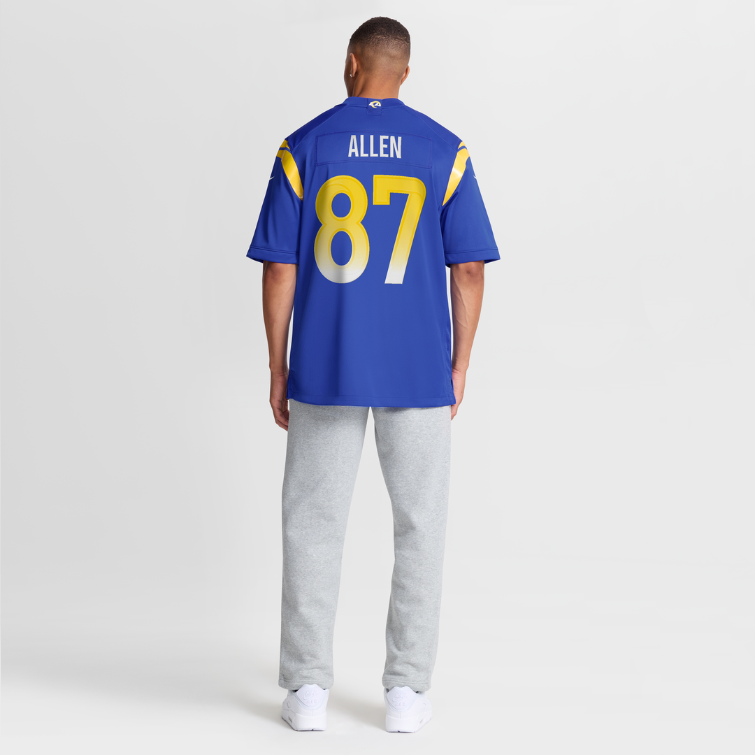 Men's Los Angeles Rams Davis Allen Royal Home Game NFL Football Jersey - view 8