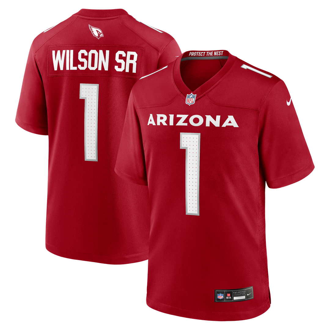 Men's Arizona Cardinals Mack Wilson Cardinal Team Game NFL Football Jersey - view 1
