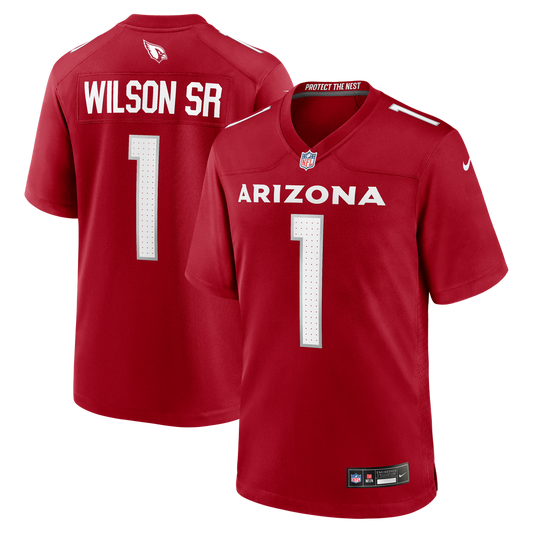 Men's Arizona Cardinals Mack Wilson Cardinal Team Game NFL Football Jersey - view 1