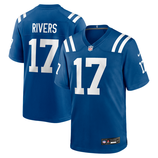 Men's Indianapolis Colts Philip Rivers Royal Game NFL Football Jersey - view 1