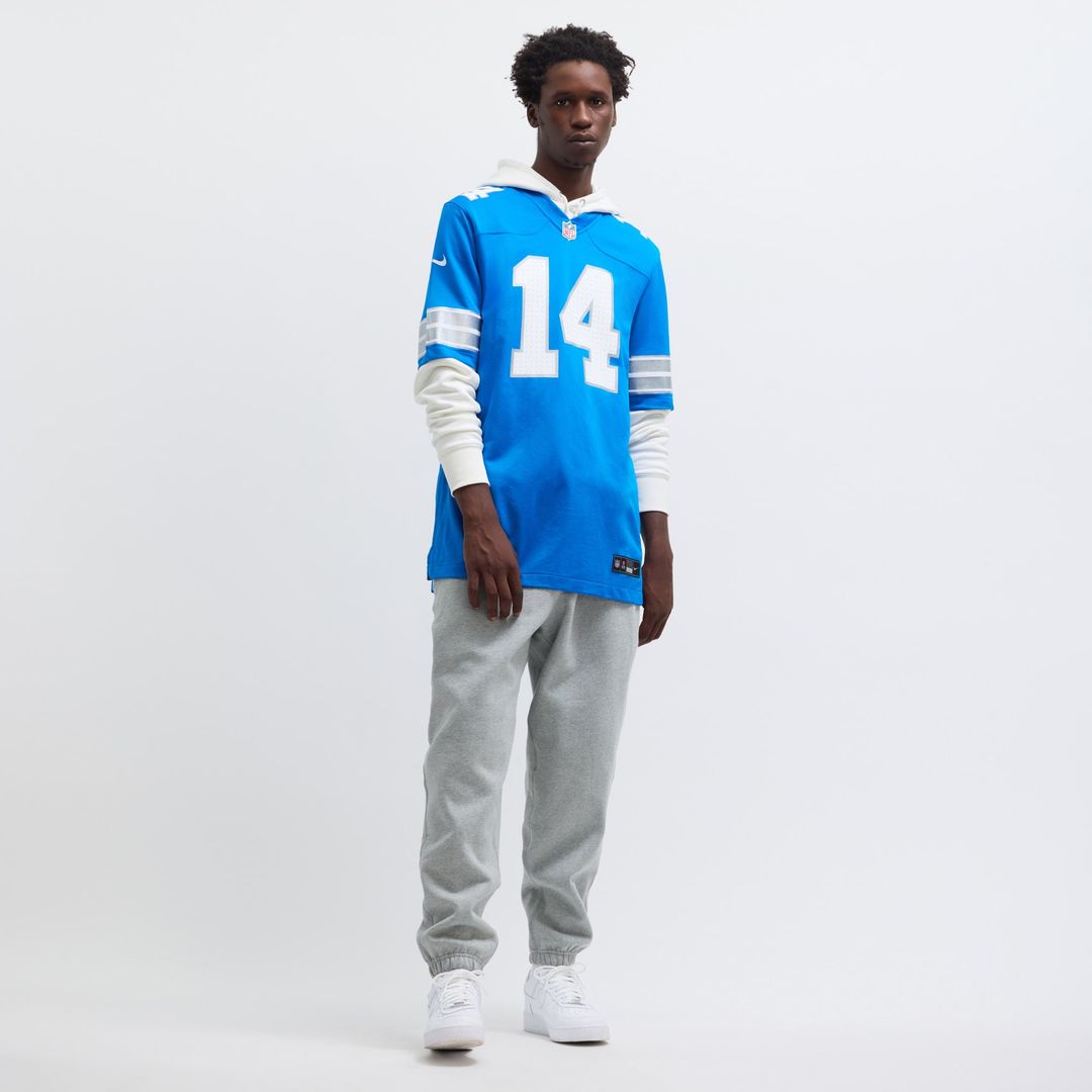 Men's Detroit Lions Amon-Ra St. Brown Blue Game NFL Football Jersey - view 6