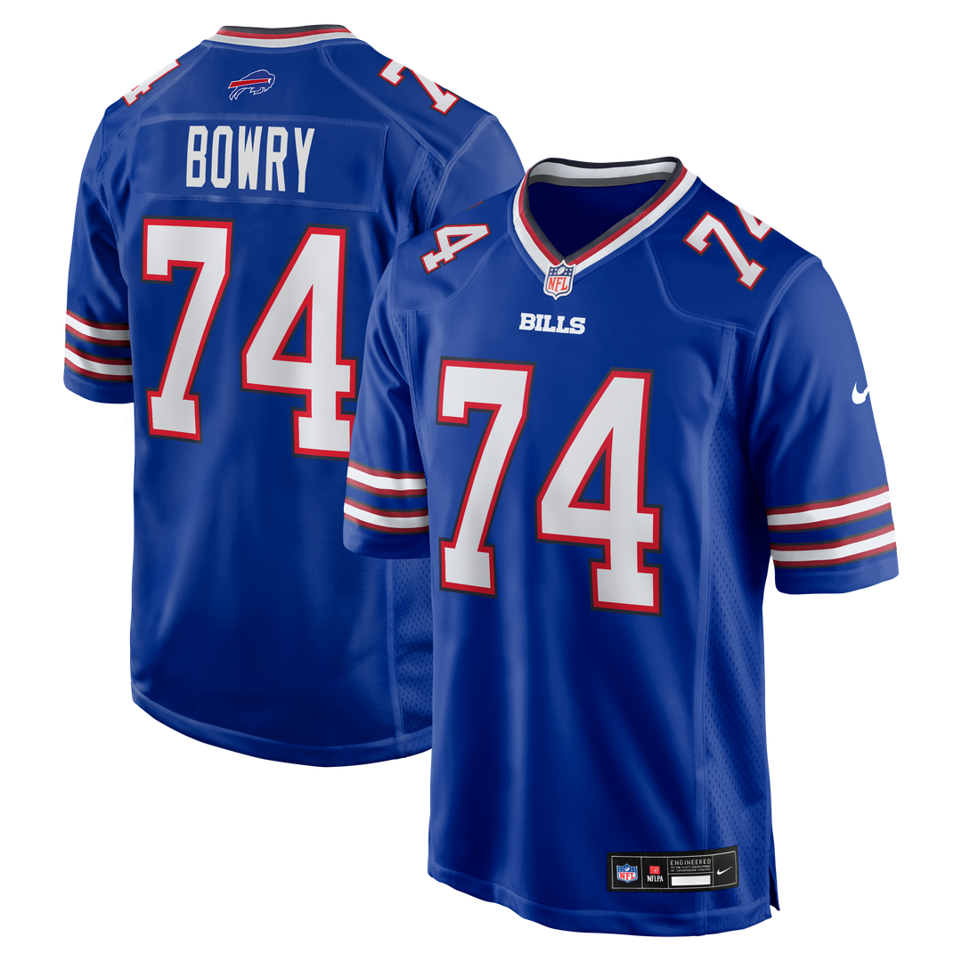 Men's Buffalo Bills Jude Bowry Royal Team Game NFL Football Jersey - view 1