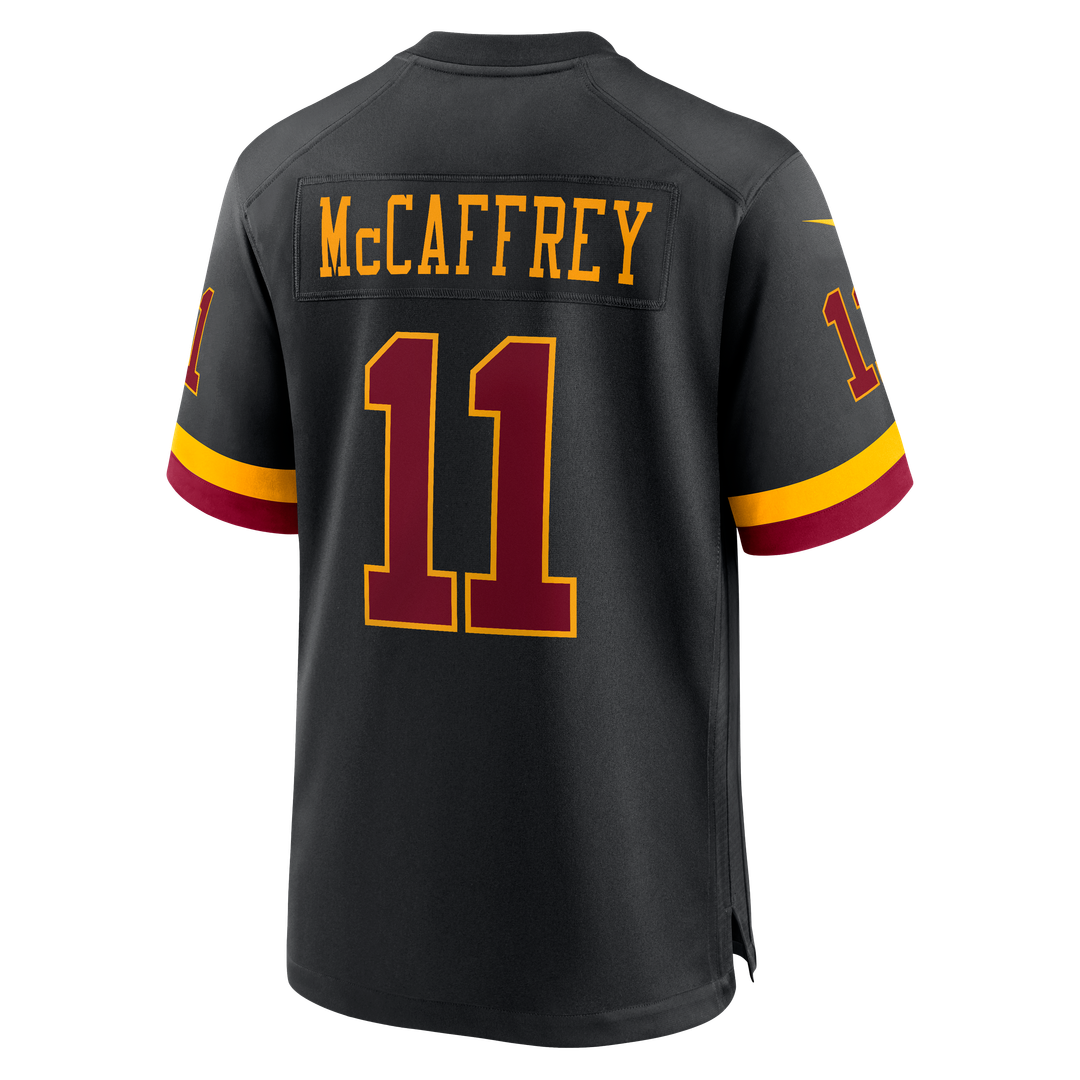 Men's Washington Commanders Luke McCaffrey Black Hail Raiser Alternate Game NFL Football Jersey - view 10