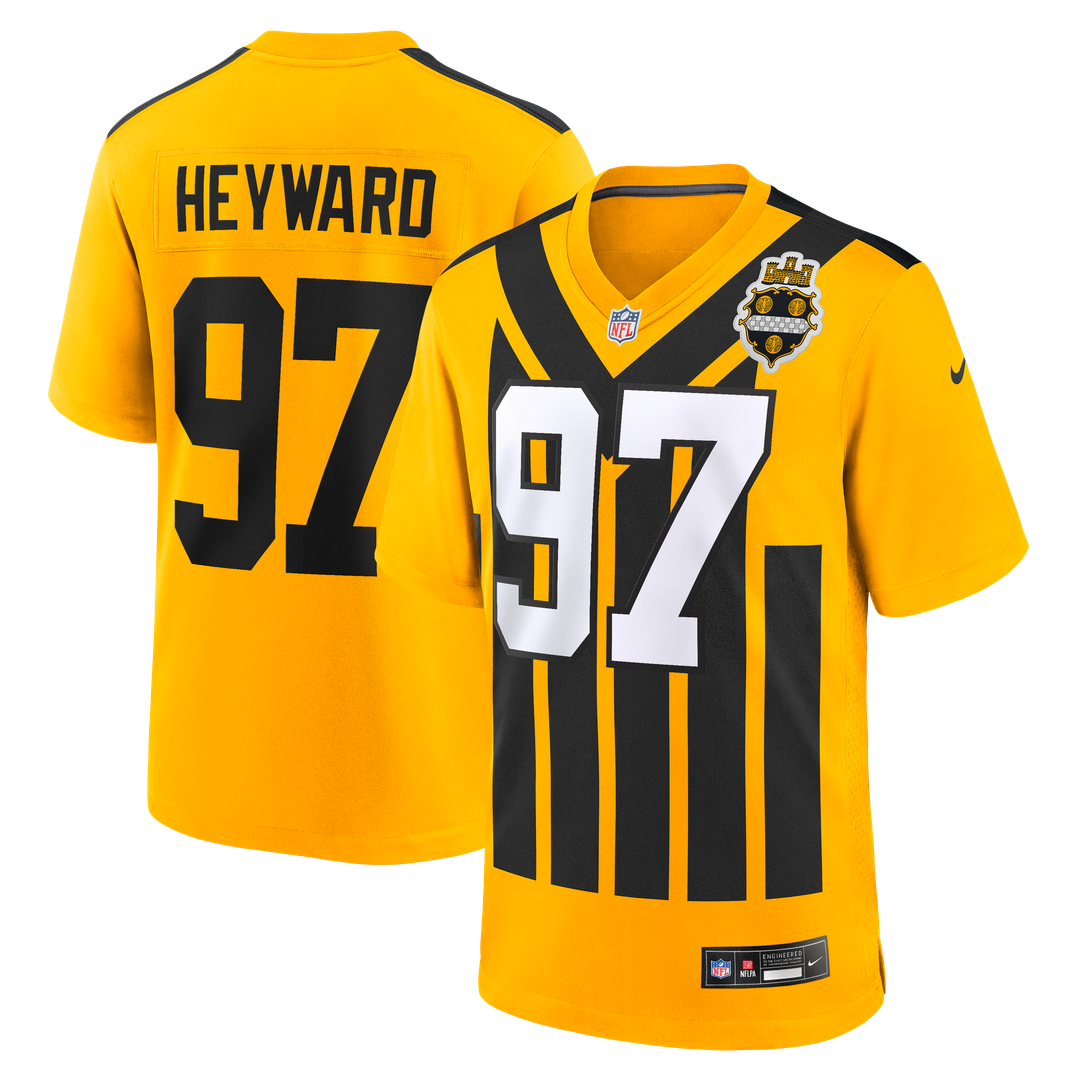 Men's Pittsburgh Steelers Cameron Heyward Black Game NFL Football Jersey - view 17