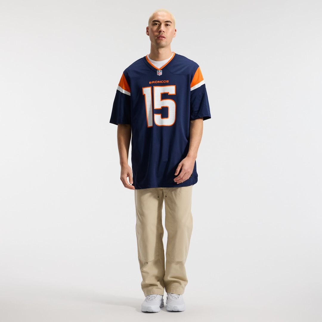 Men's Denver Broncos Nik Bonitto Orange Team Game NFL Football Jersey - view 21