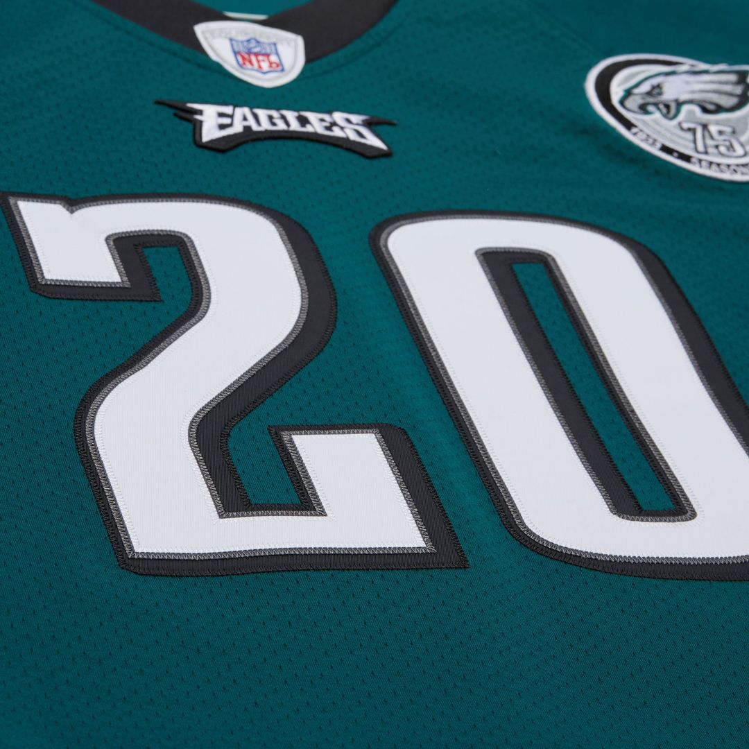 Men's Philadelphia Eagles Brian Dawkins Green 2007 Throwback NFL Football Jersey - view 4