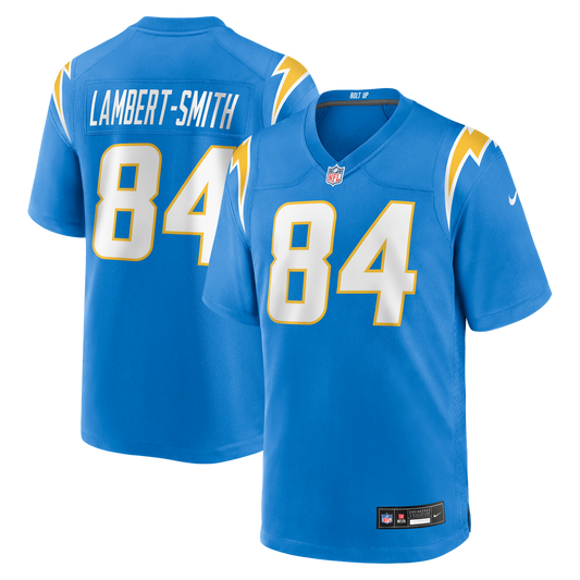 Men's Los Angeles Chargers KeAndre Lambert-Smith Powder Blue Team Game NFL Football Jersey - view 1