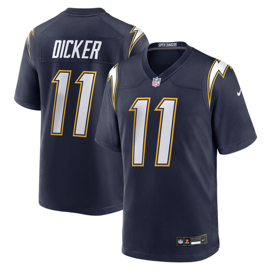 Men's Los Angeles Chargers Cameron Dicker Navy Alternate Game NFL Football Jersey - view 1