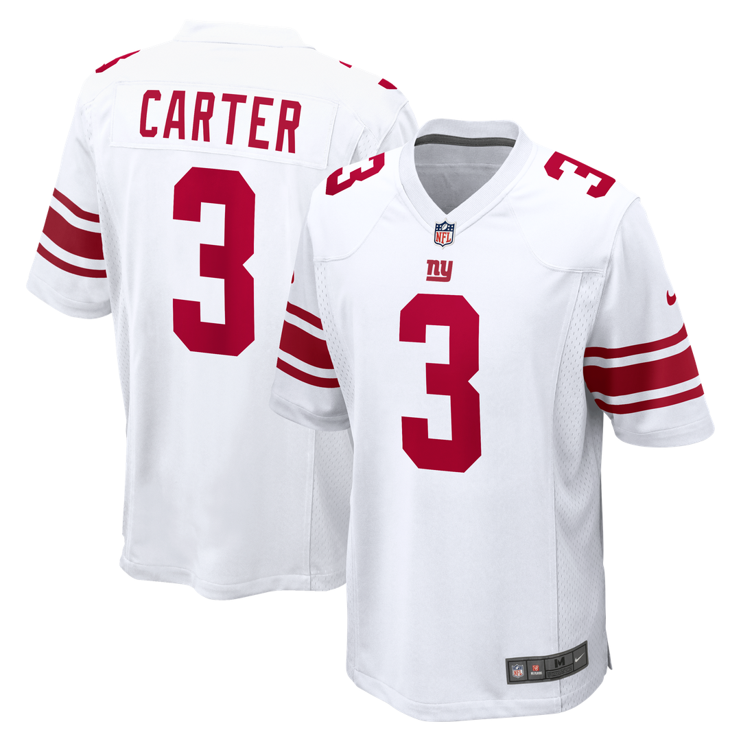 Men's New York Giants Abdul Carter White Game NFL Football Jersey - view 4