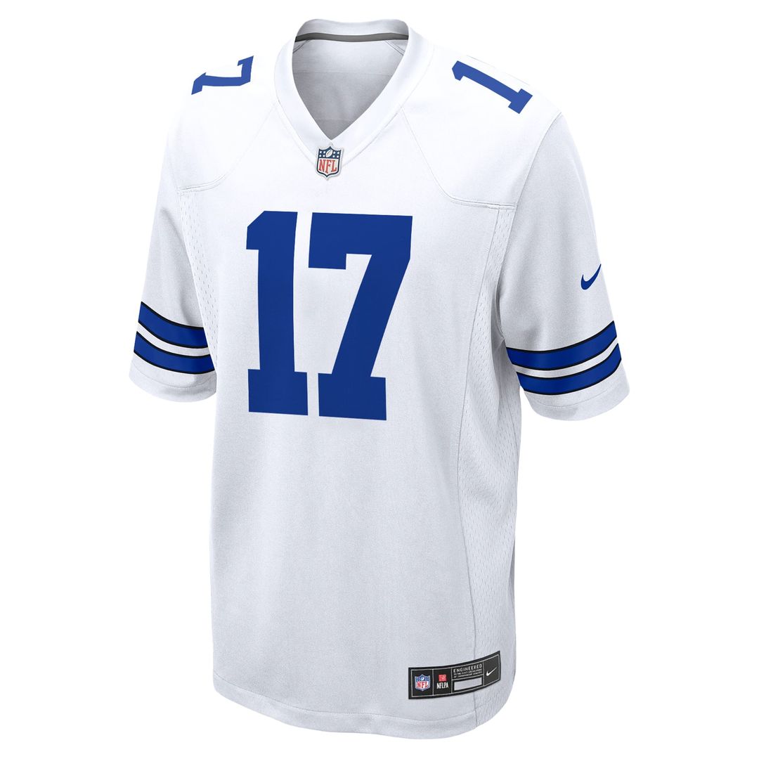 Men's Dallas Cowboys Brandon Aubrey White Game NFL Football Jersey - view 2