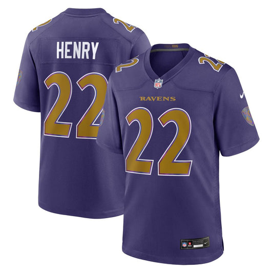 Men's Baltimore Ravens Derrick Henry Purple Alternate Game NFL Football Jersey - view 1