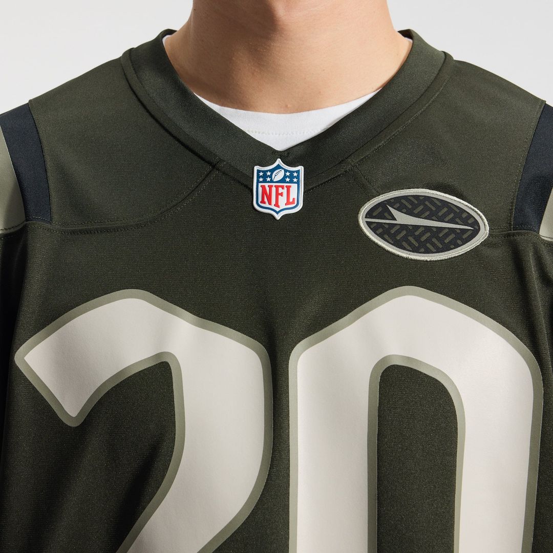 Men's New York Jets Breece Hall Green Rivalries Collection Game NFL Football Jersey - view 10
