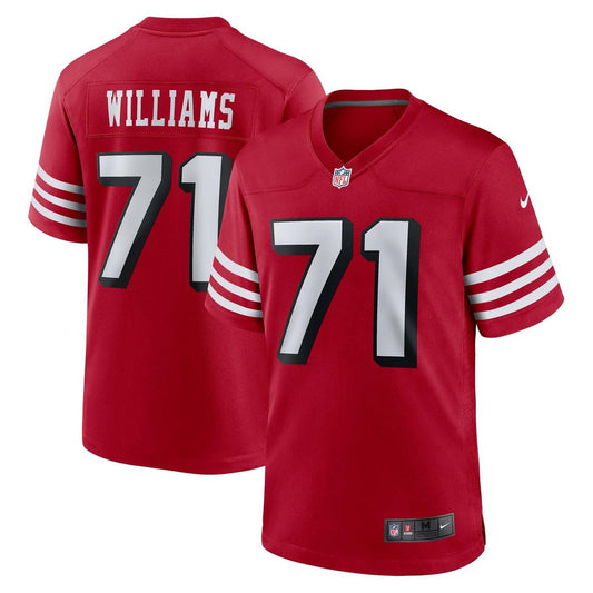Men's San Francisco 49ers Trent Williams Scarlet Alternate Game NFL Football Jersey - view 1