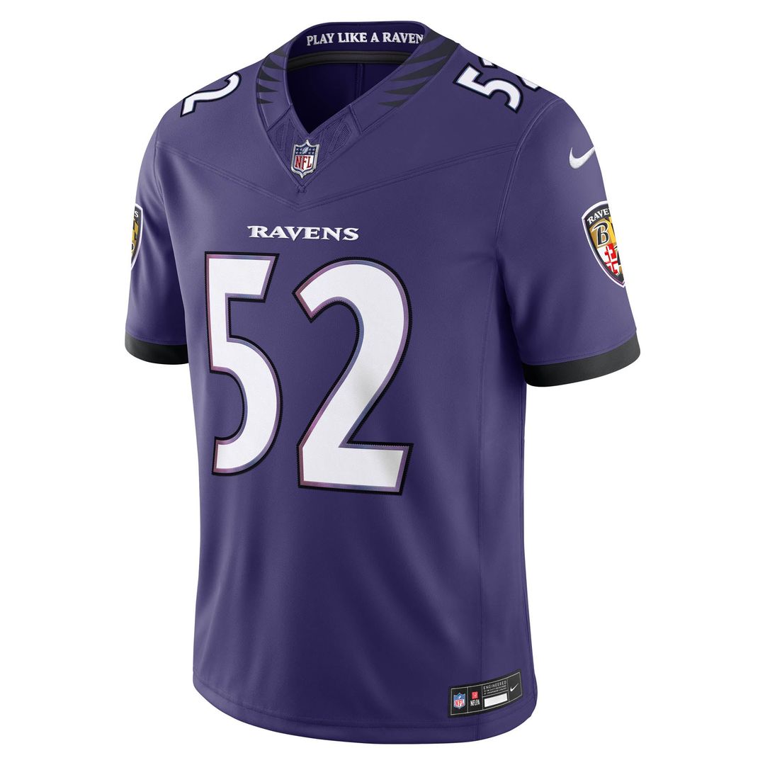 Men's Baltimore Ravens Ray Lewis Black Alternate Stitched Retired Player Limited NFL Football Jersey - view 8
