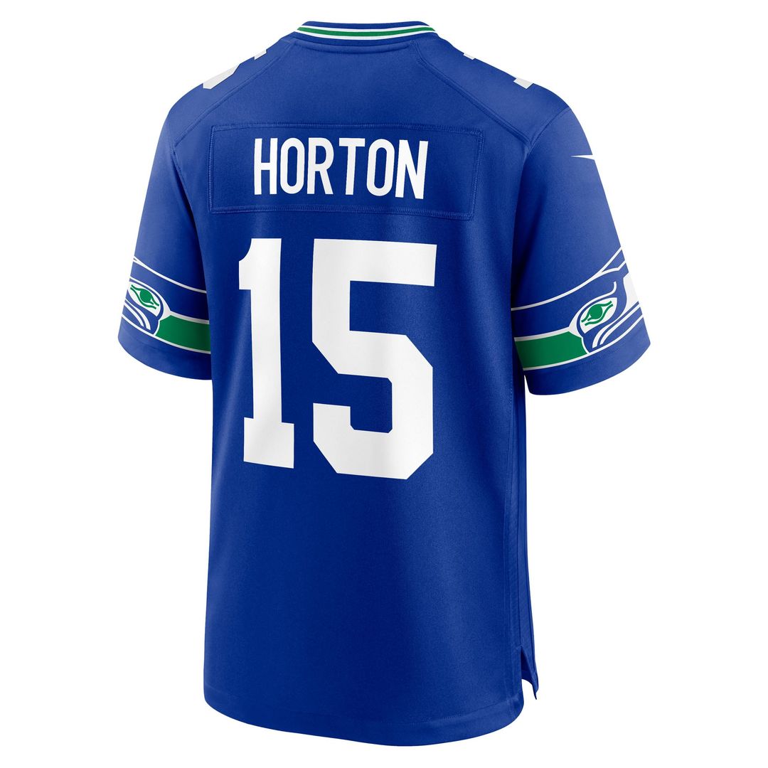 Men's Seattle Seahawks Tory Horton Royal Alternate Game NFL Football Jersey - view 3