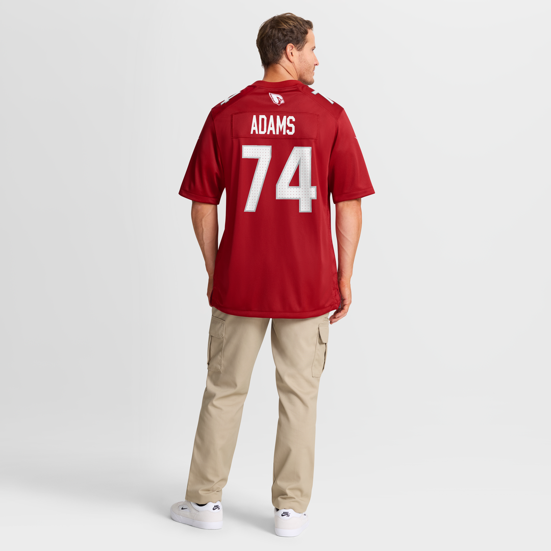 Men's Arizona Cardinals Isaiah Adams Cardinal Team Game NFL Football Jersey - view 8