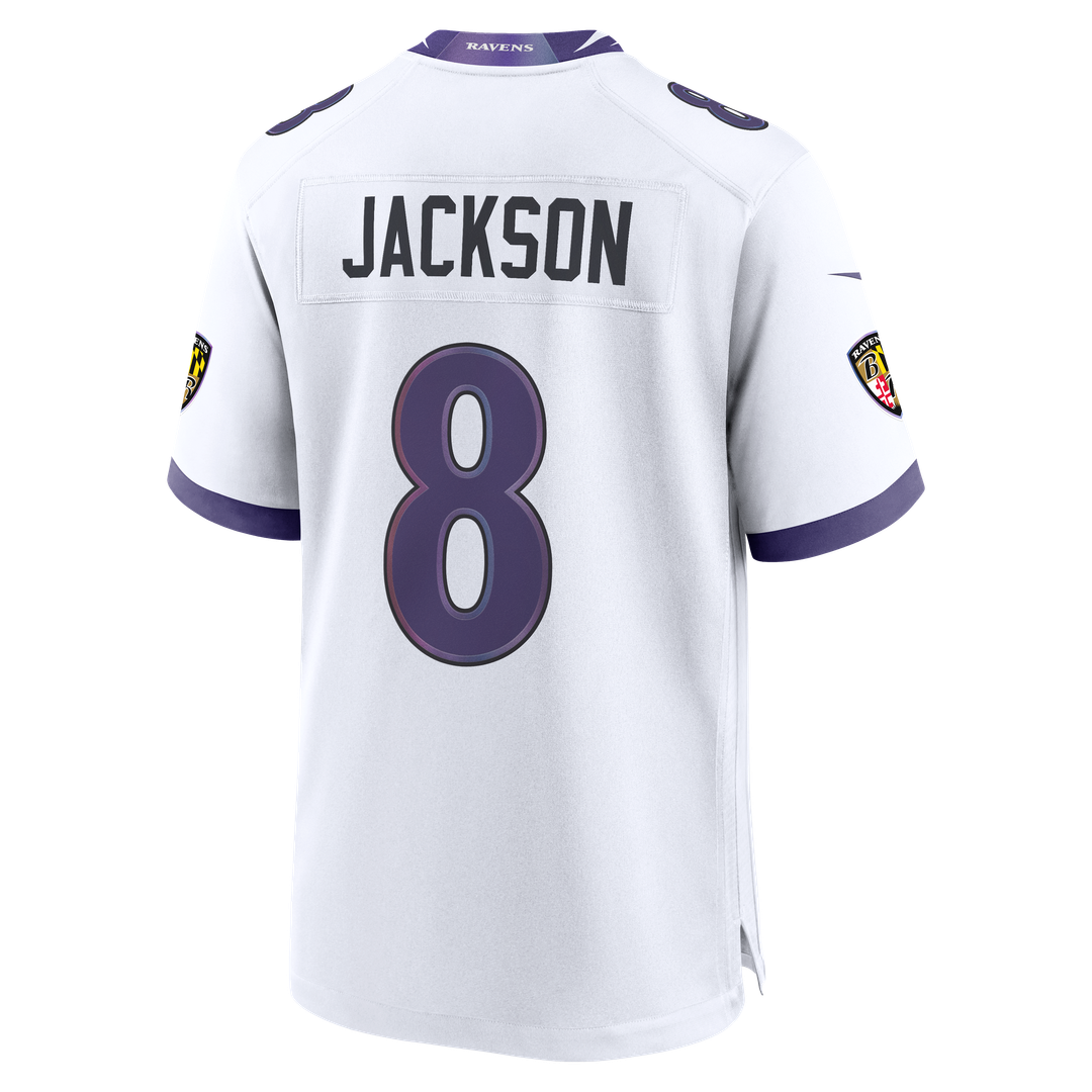 Men's Baltimore Ravens Lamar Jackson Black Alternate Game NFL Football Jersey - view 17