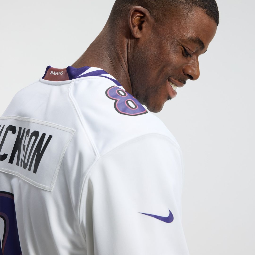 Men's Baltimore Ravens Lamar Jackson Black Alternate Game NFL Football Jersey - view 19
