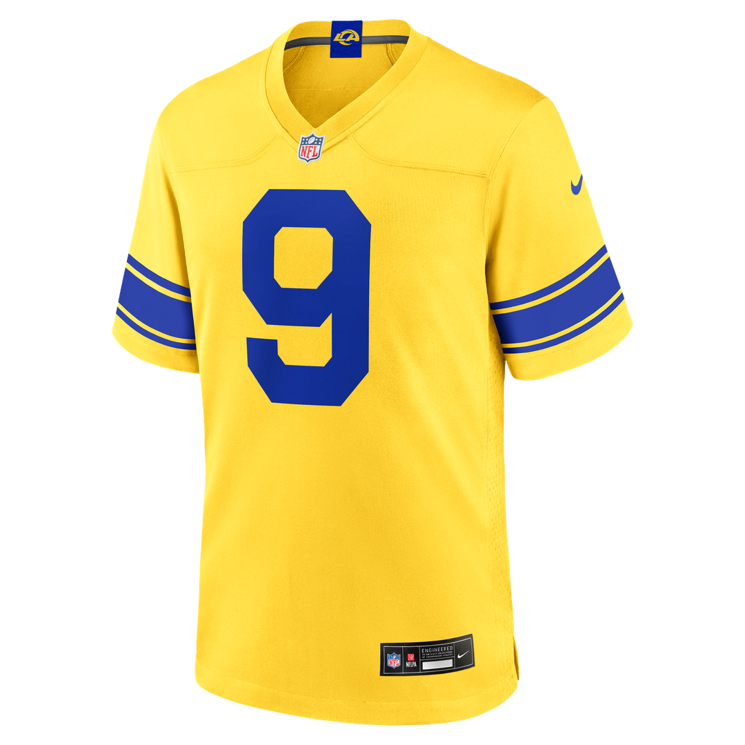Men's Los Angeles Rams Matthew Stafford Classic Sol Game NFL Football Jersey - view 2