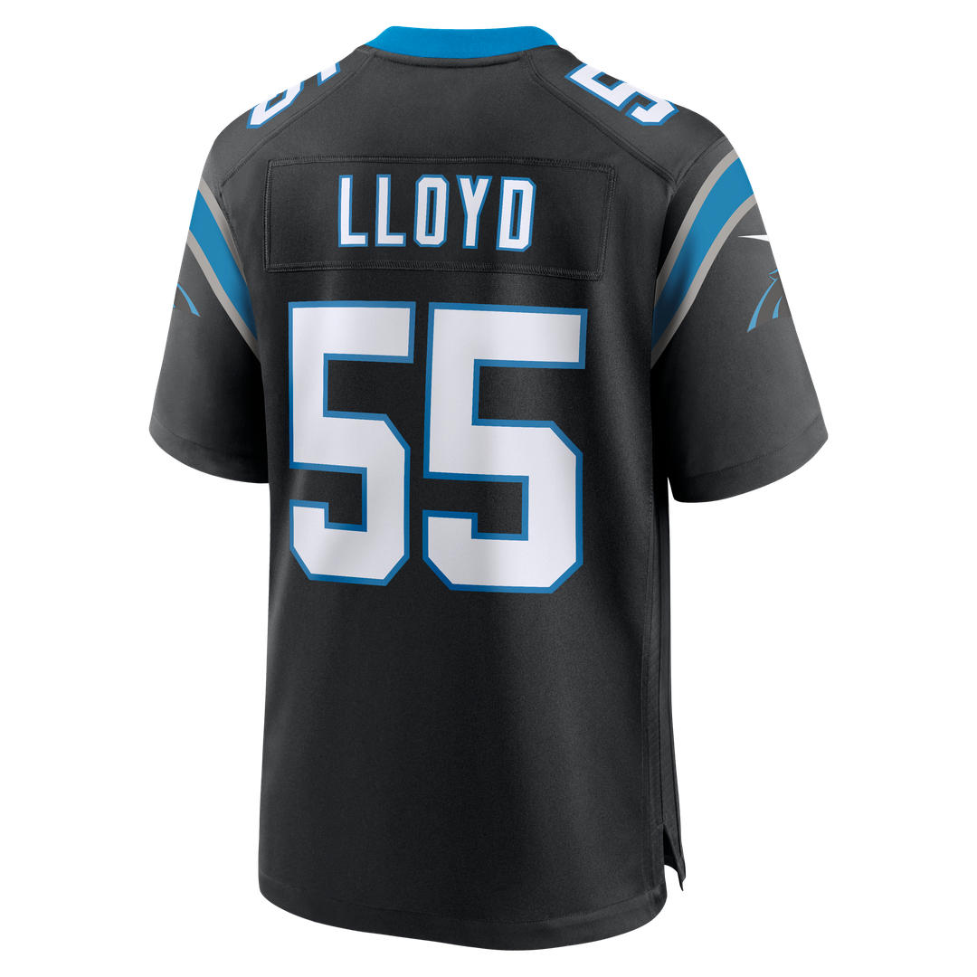 Men's Carolina Panthers Devin Lloyd Black Team Game NFL Football Jersey - view 3