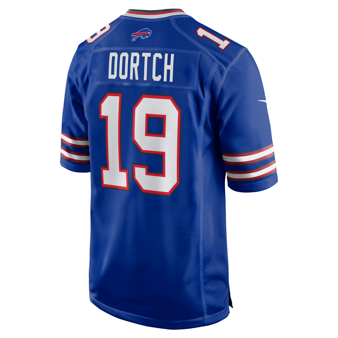 Men's Buffalo Bills Greg Dortch Royal Team Game NFL Football Jersey - view 5