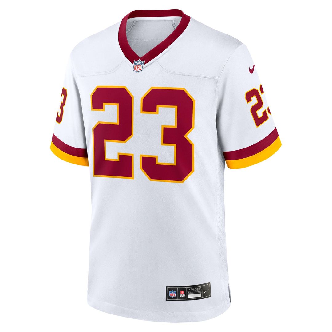 Men's Washington Commanders Trey Amos White Game Super Bowl Era NFL Football Jersey - view 2