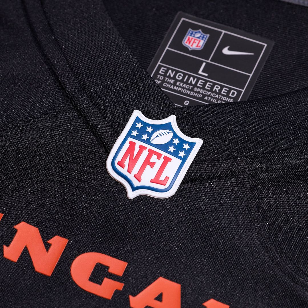 Men's Cincinnati Bengals Ja'Marr Chase Orange Alternate Game NFL Football Jersey - view 16