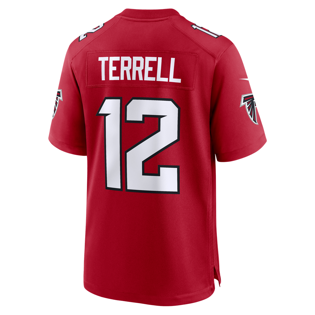 Men's Atlanta Falcons Avieon Terrell Red Game NFL Football Jersey - view 3