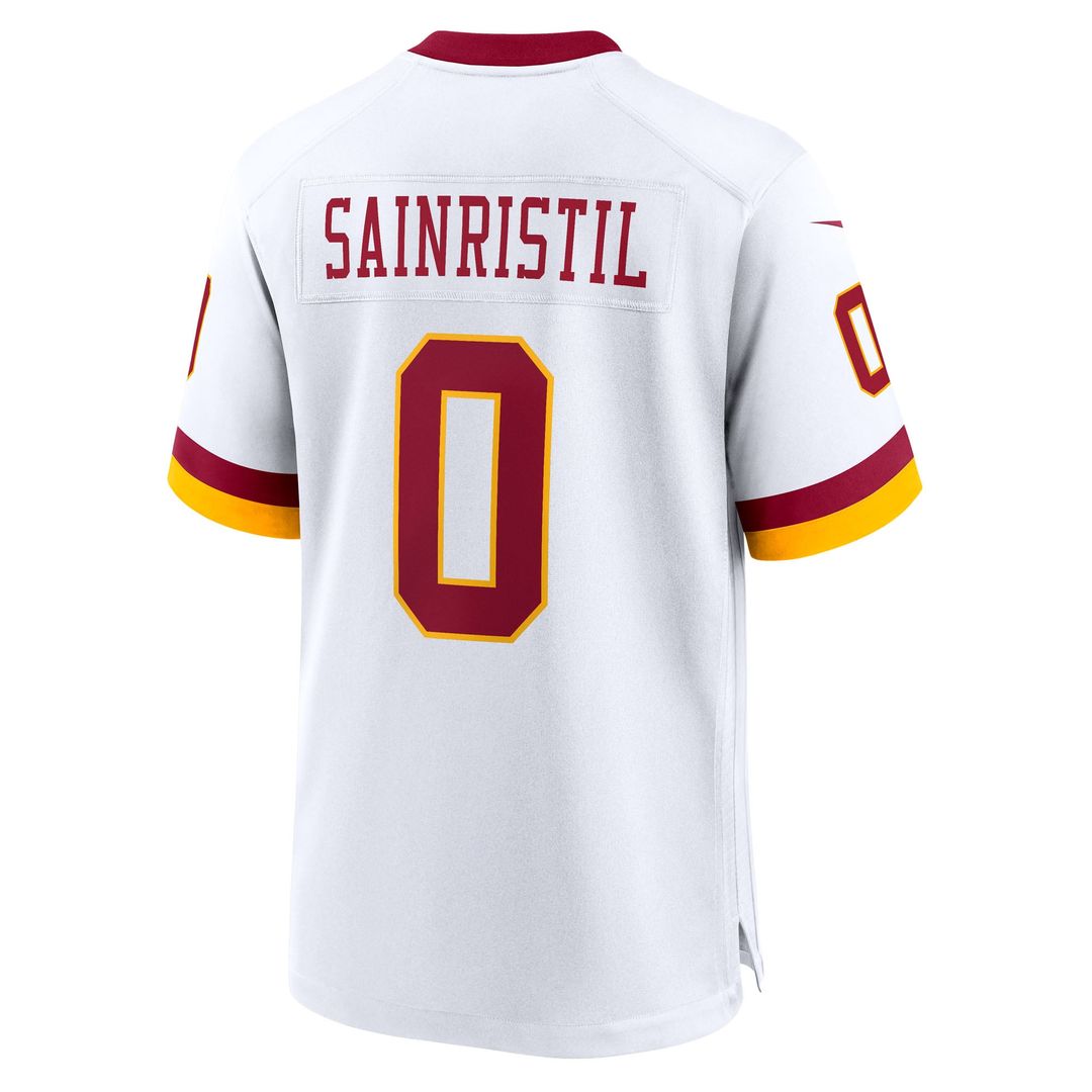 Men's Washington Commanders Mike Sainristil Black Hail Raiser Alternate Game NFL Football Jersey - view 24