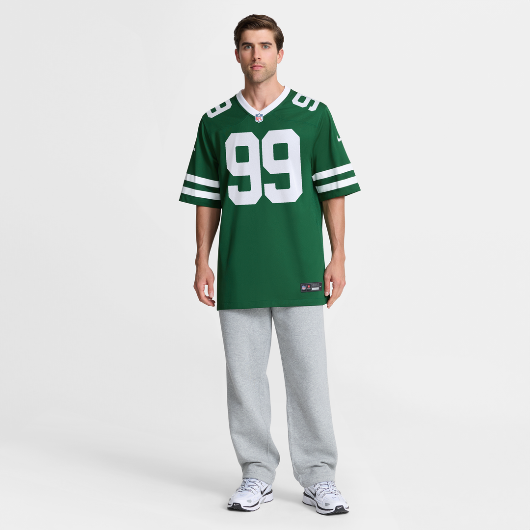 Men's New York Jets T'Vondre Sweat Legacy Green Team Game NFL Football Jersey - view 4