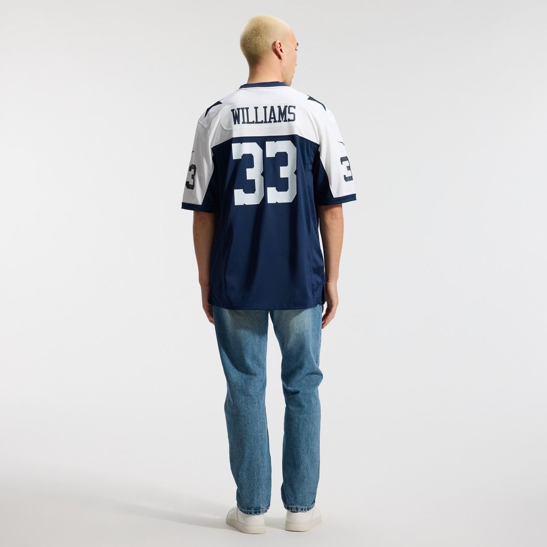 Men's Dallas Cowboys Javonte Williams White Game NFL Football Jersey - view 12
