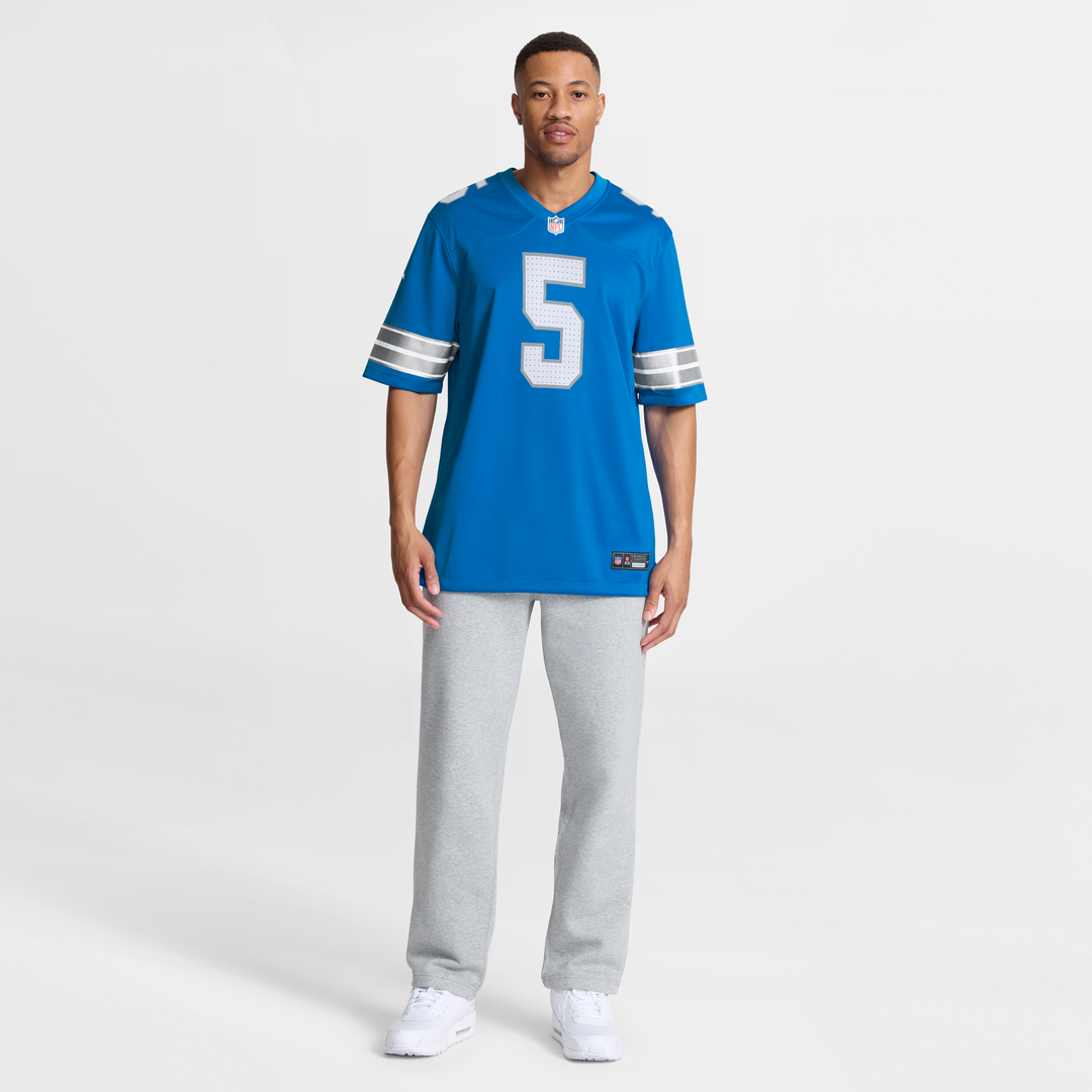 Men's Detroit Lions Teddy Bridgewater Blue Team Game NFL Football Jersey - view 4