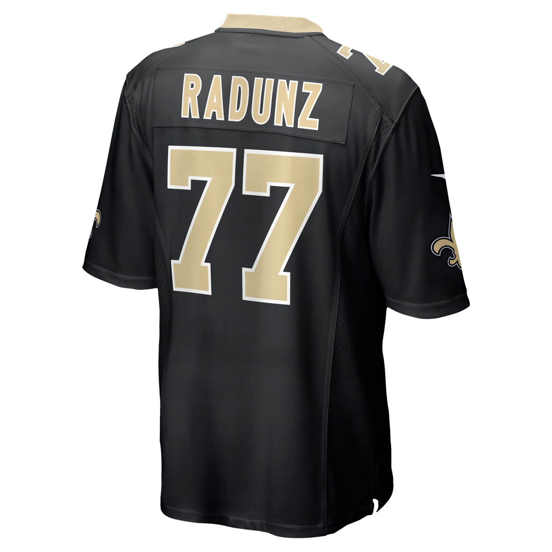 Men's New Orleans Saints Dillon Radunz Black Team Game NFL Football Jersey - view 3
