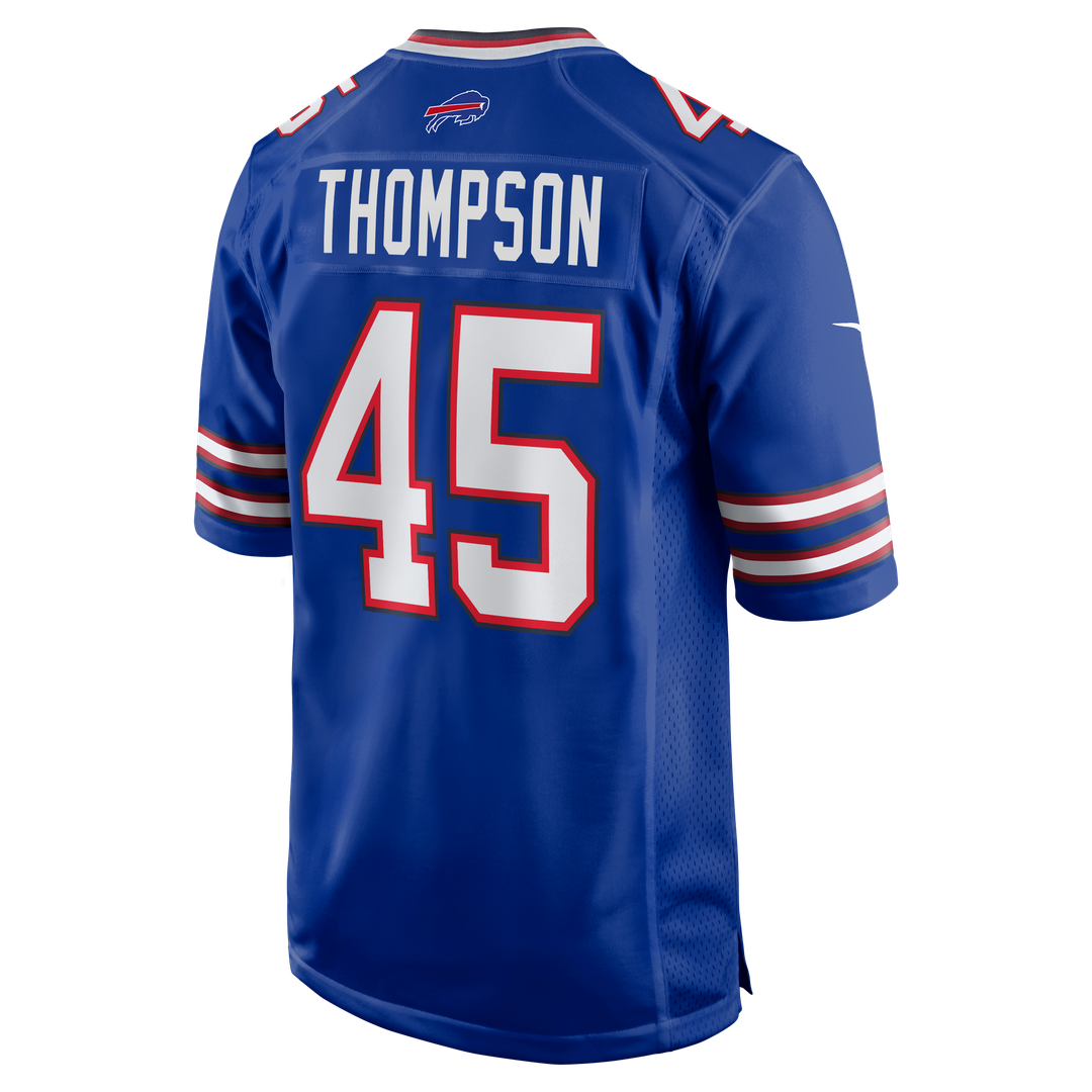 Men's Buffalo Bills Shaq Thompson Royal Team Game NFL Football Jersey - view 3