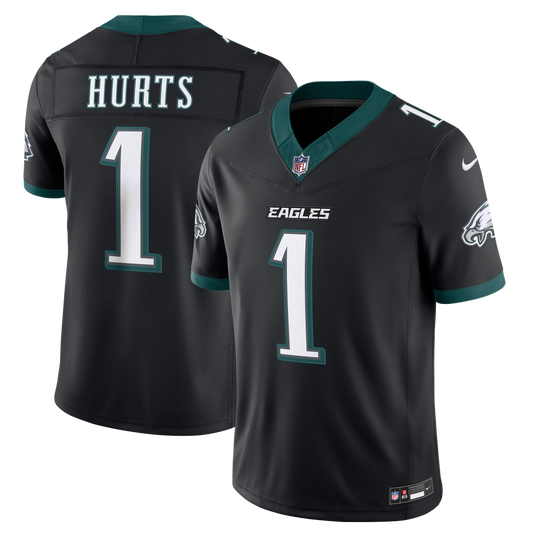 Men's Philadelphia Eagles Jalen Hurts Black Alternate Stitched Limited NFL Football Jersey - view 1